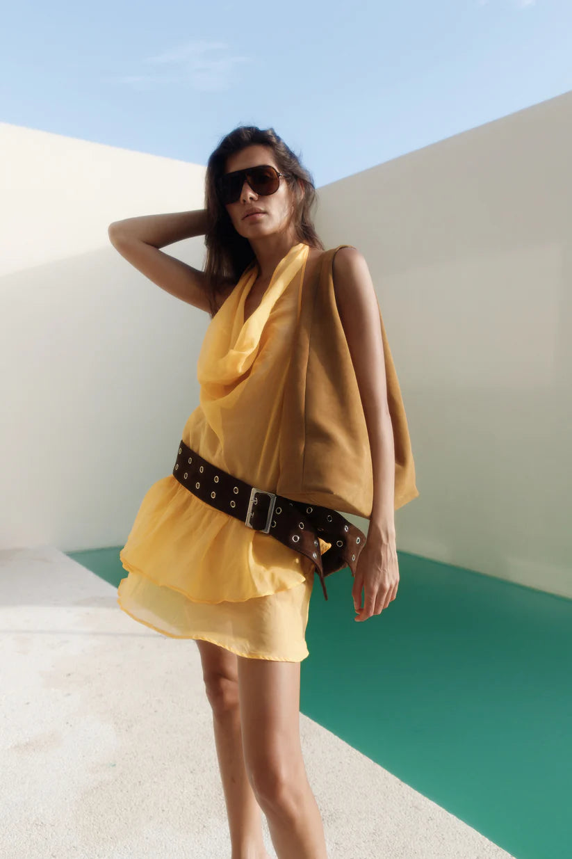 Silk mini dress