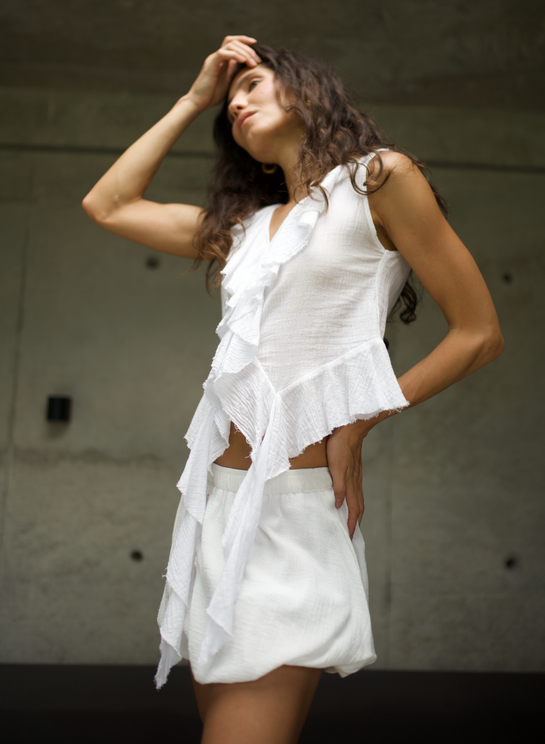 Balloon skirt organic cotton