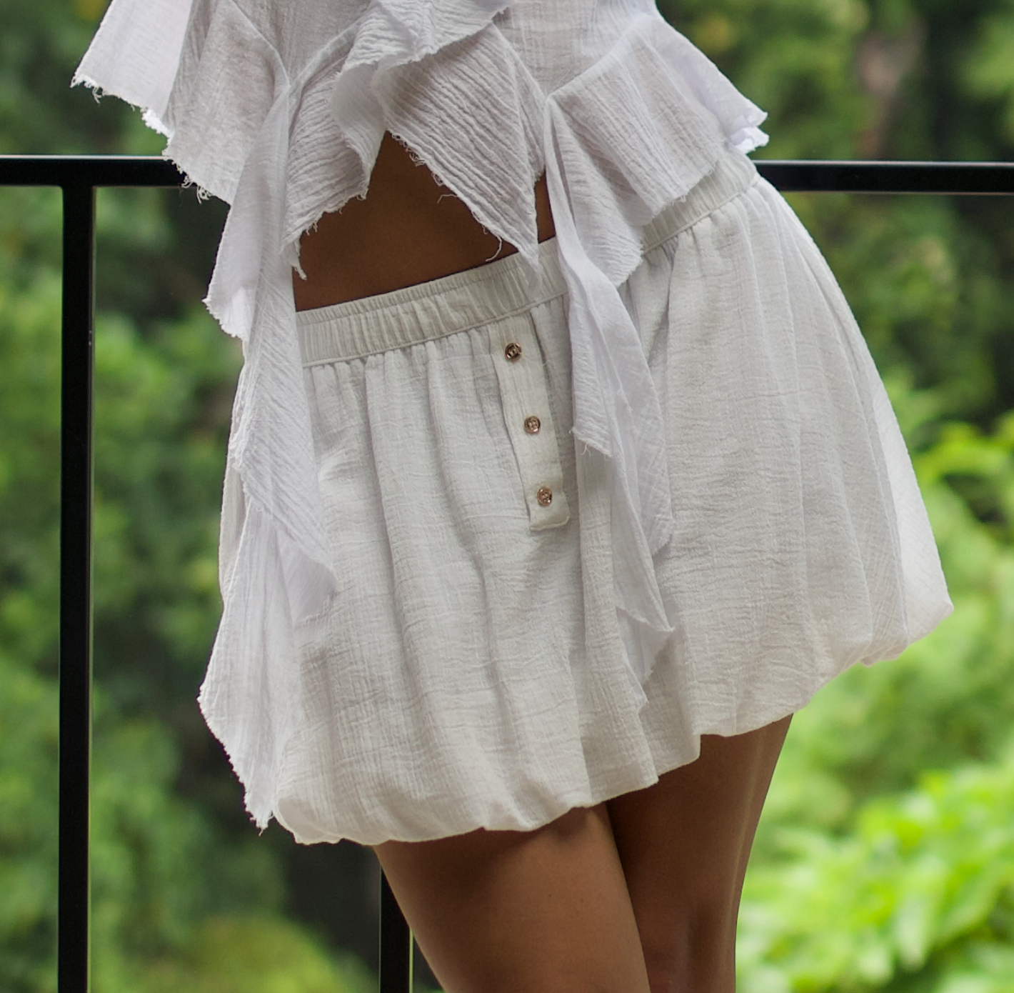 Balloon skirt organic cotton