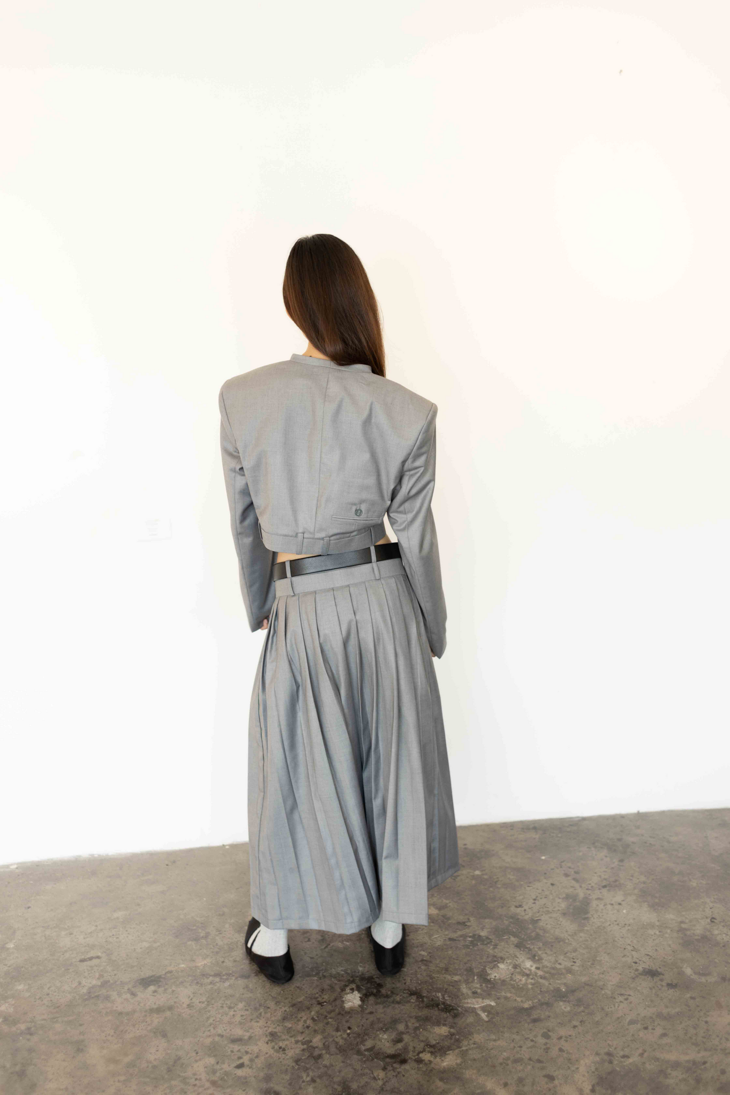 Short gray jacket