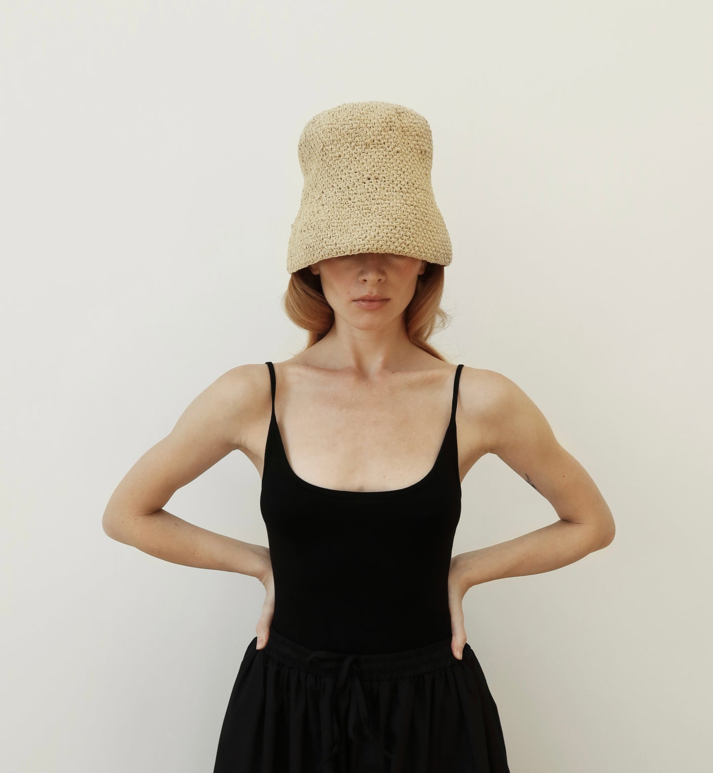 “Leah” bucket crochet hat