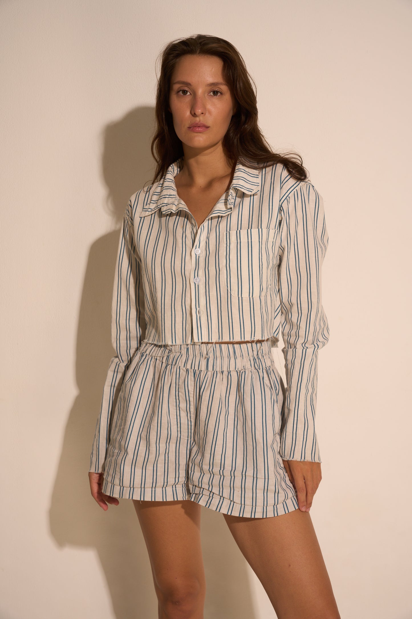 Stripe set/ Mix linen&cotton - BURO