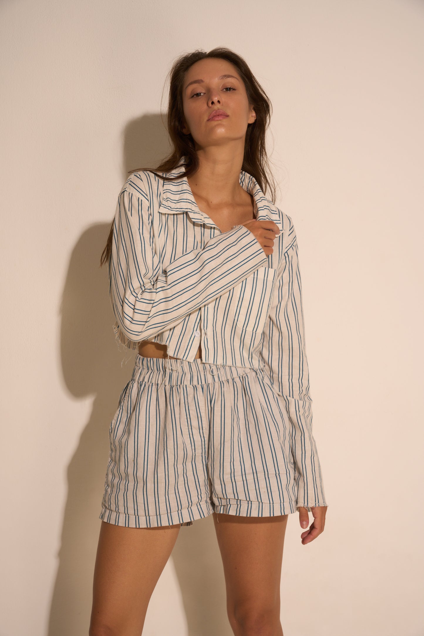Stripe set/ Mix linen&cotton - BURO