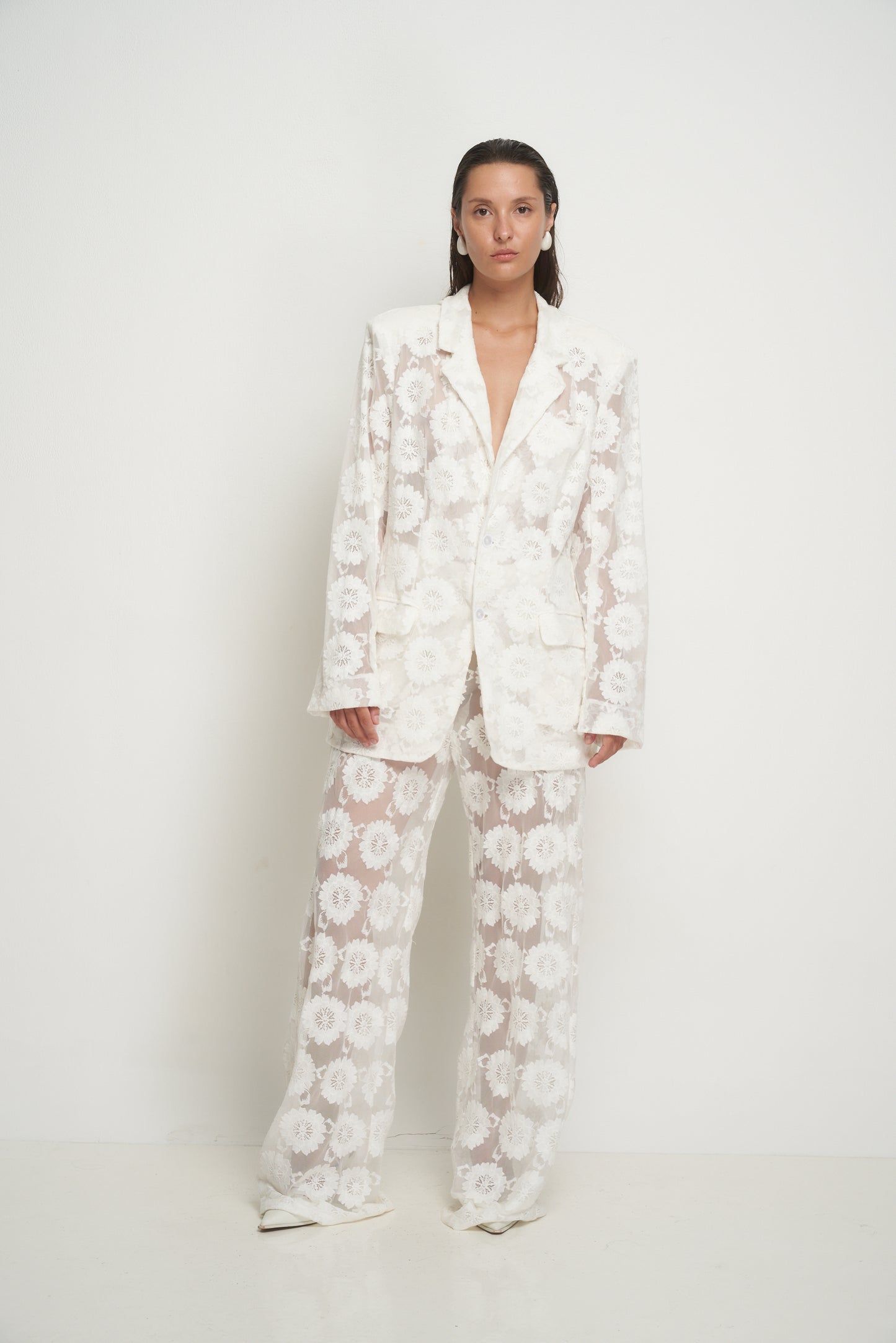 Naked jacket white