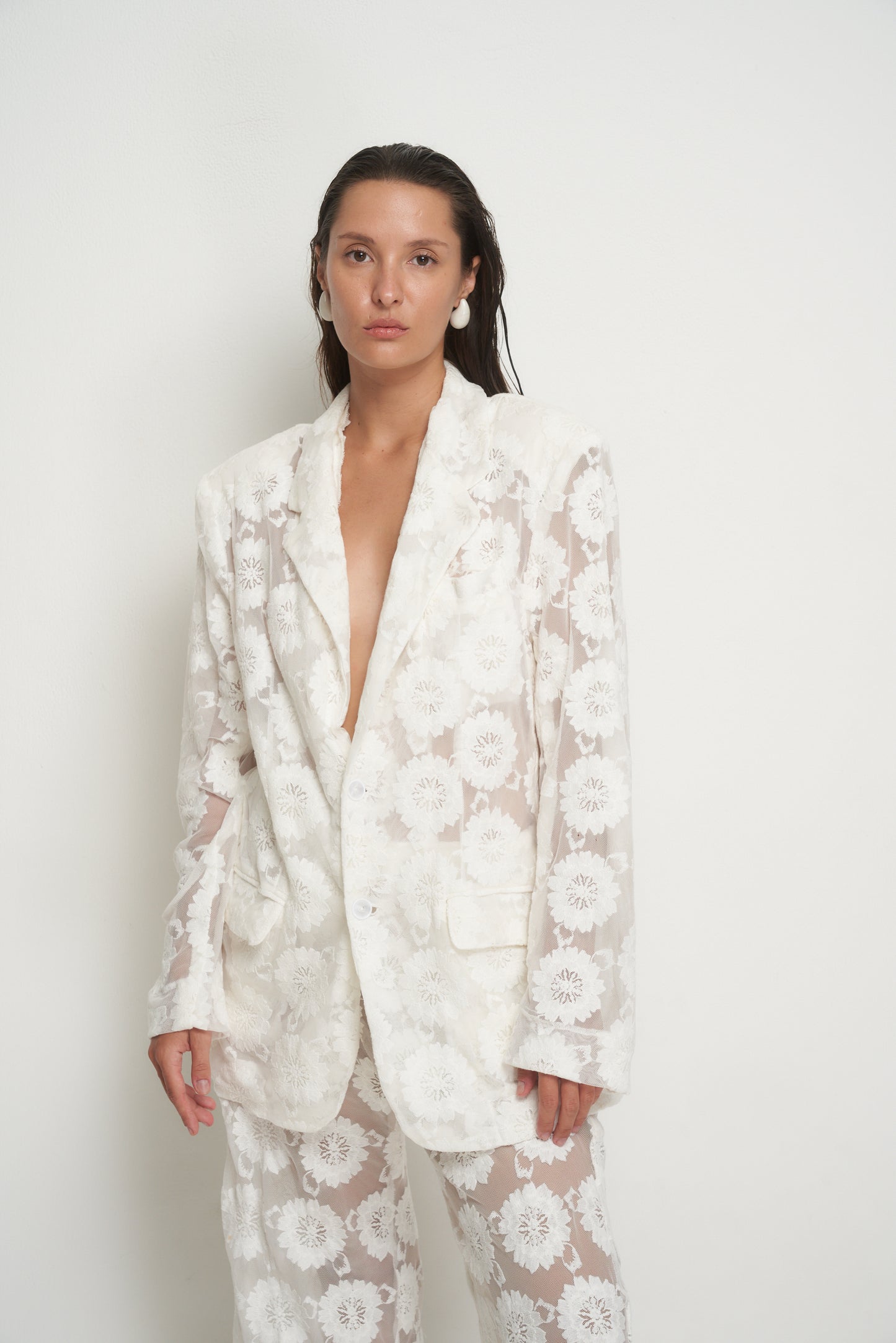 Naked jacket white