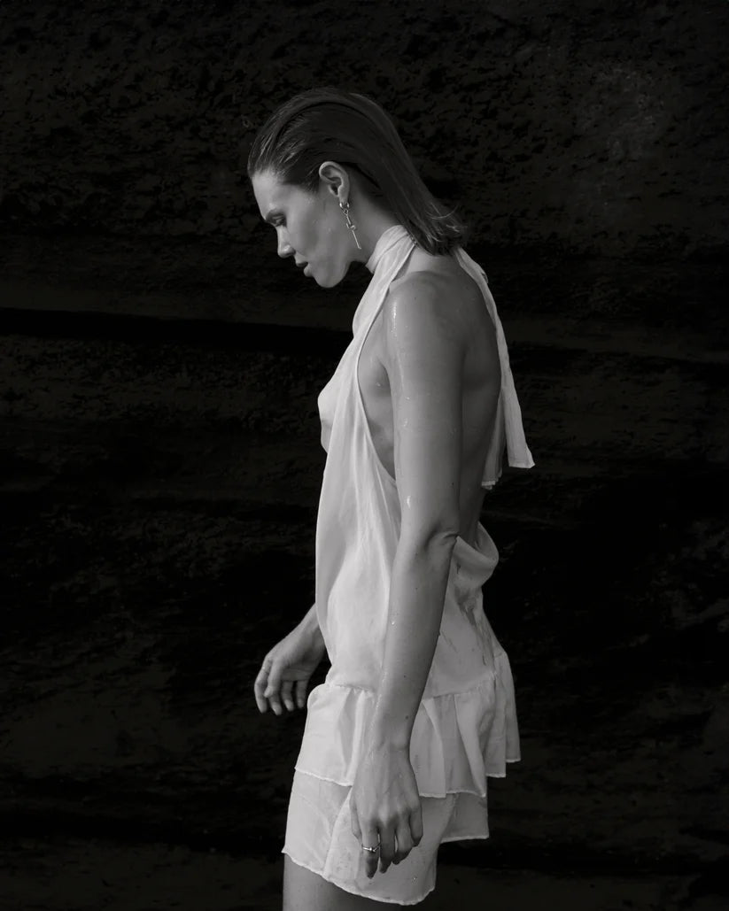 Silk mini dress