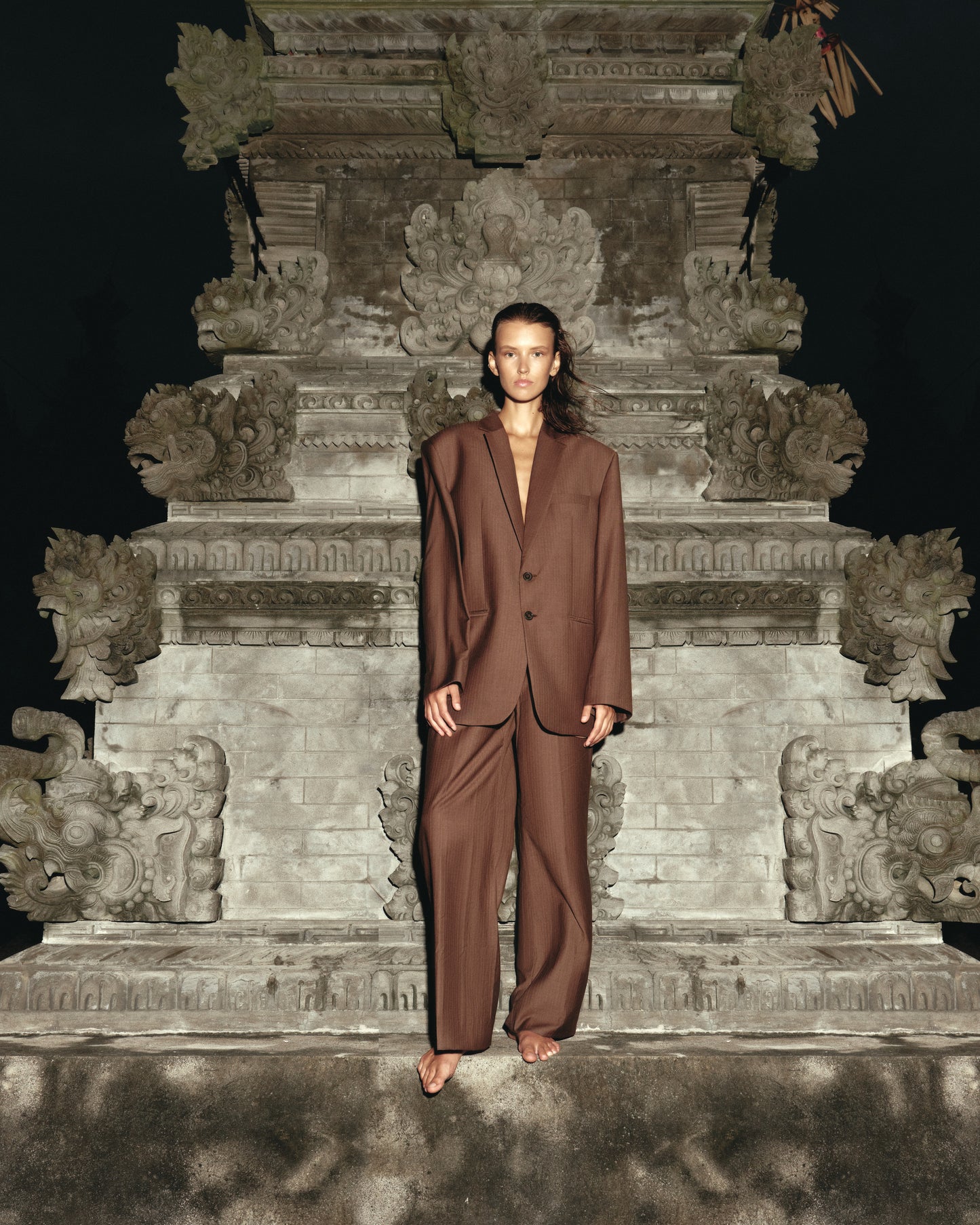 Chocolate suit