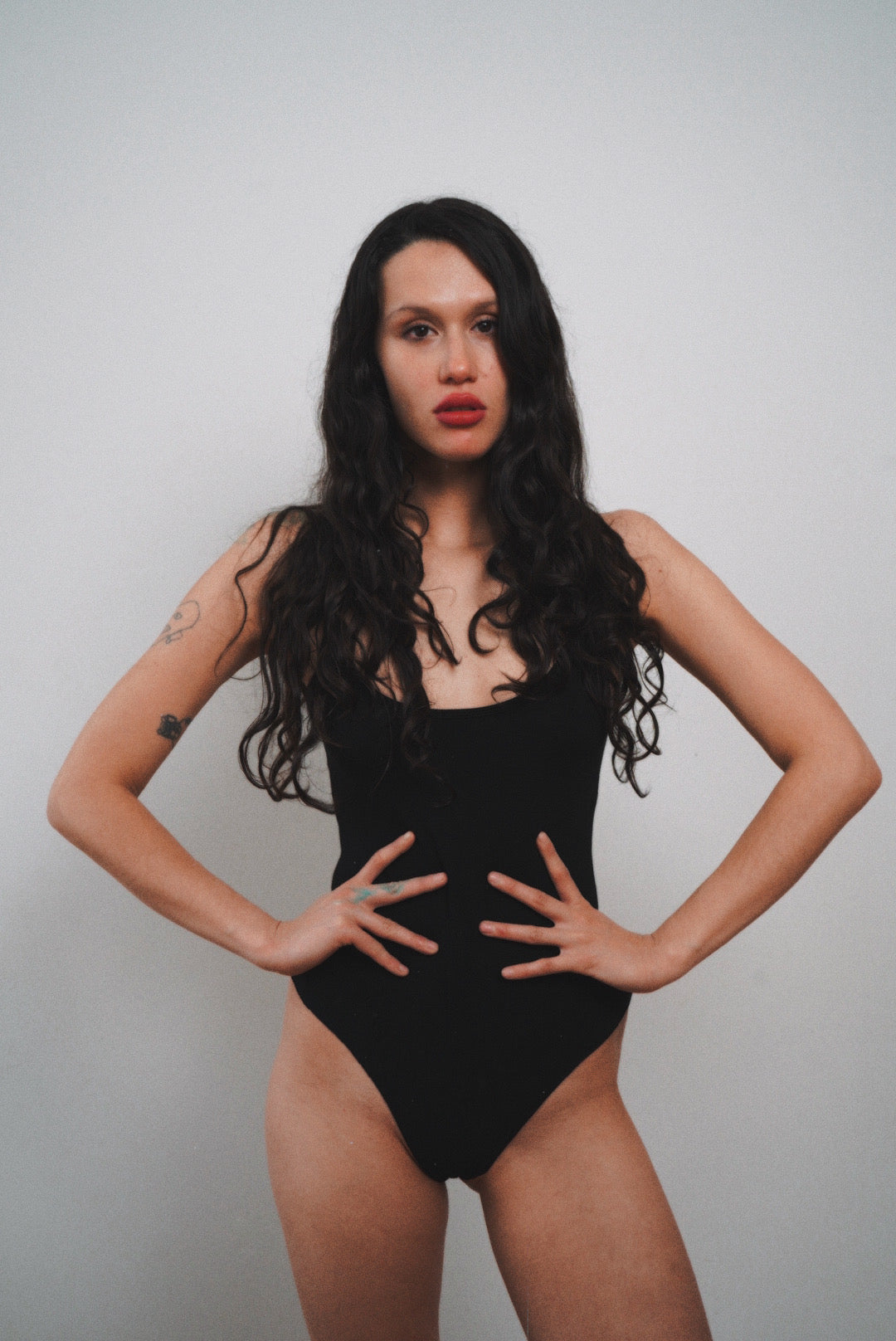 “Nika” raw edges bodysuit