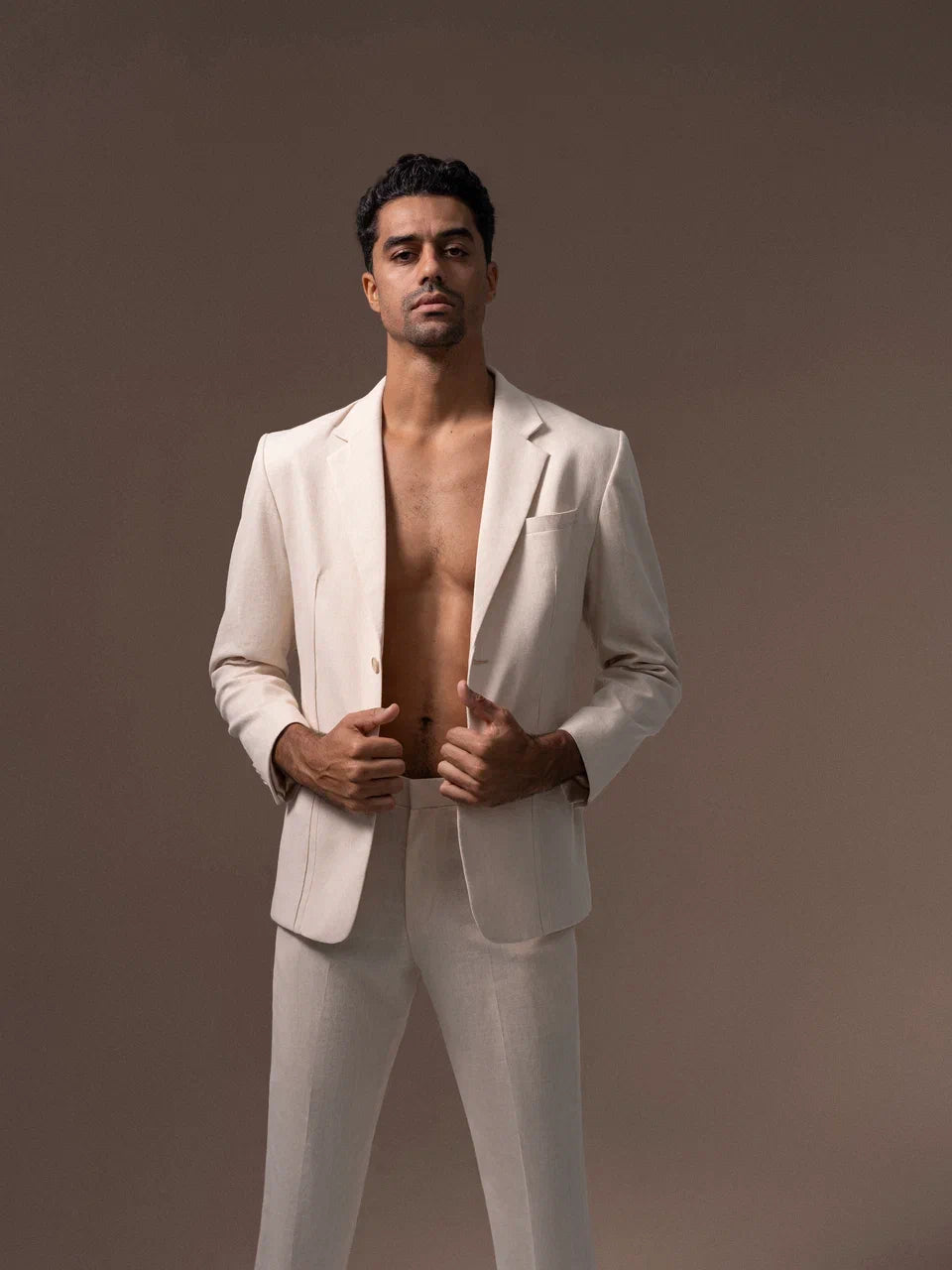 Milk jacket blue flowers