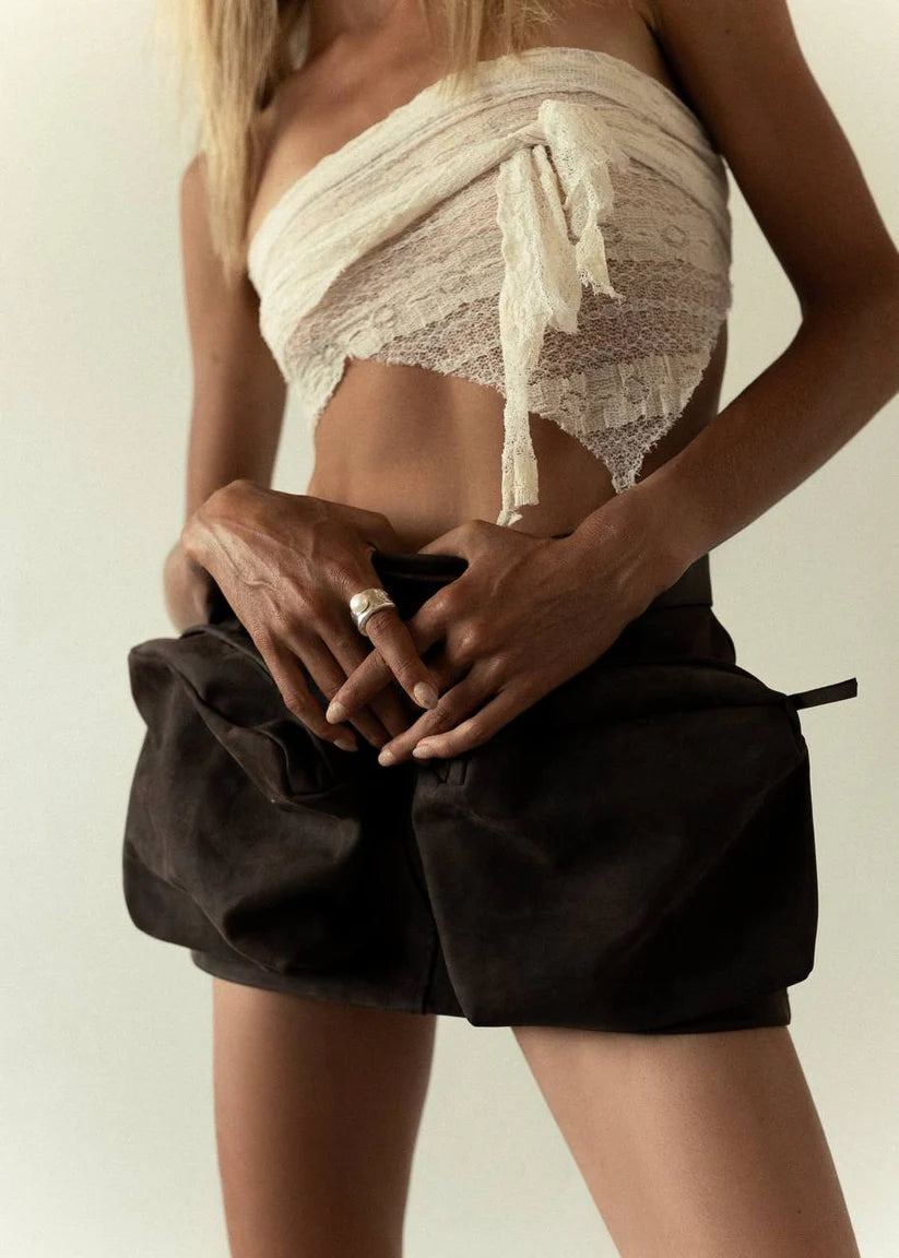 Leather skirt