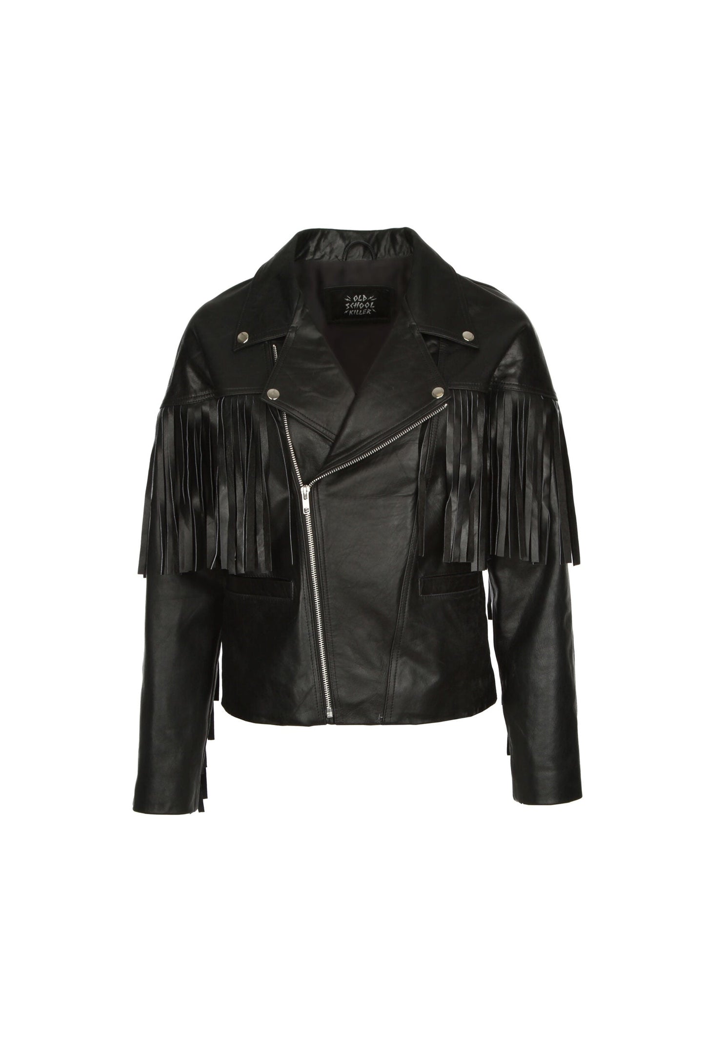 Black fringe jacket