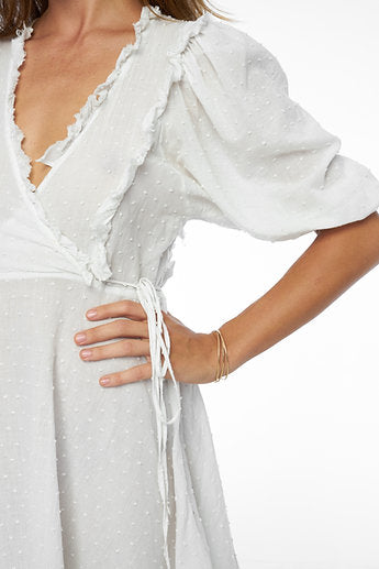 Azumi white dress / organic cotton