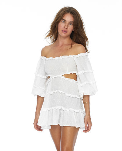 Brigitte white dress / organic cotton