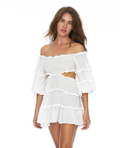 Brigitte white dress / organic cotton