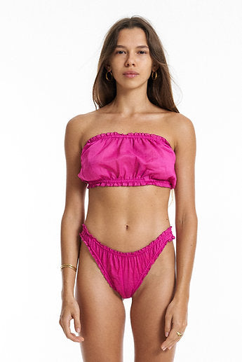 Premium organic cotton Elastic Top / Dragonfruit pink