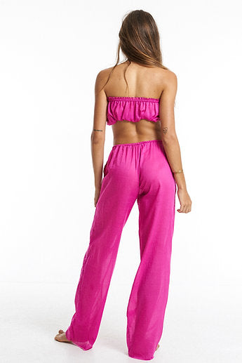Premium organic cotton Long Pants / Dragonfruit pink