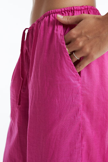 Premium organic cotton Long Pants / Dragonfruit pink