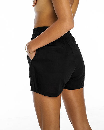 Boxer shorts / black organic cotton