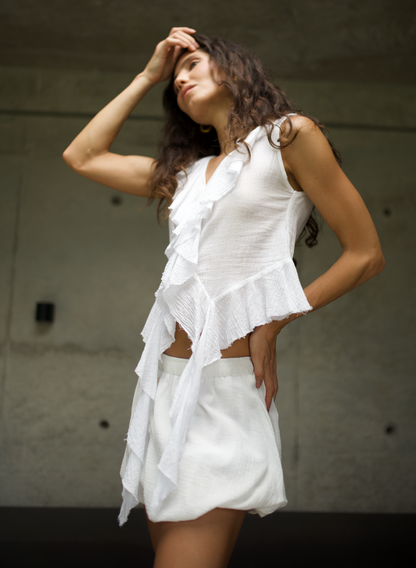 Balloon skirt organic cotton