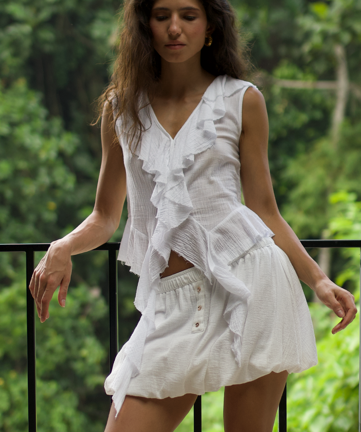Balloon skirt organic cotton