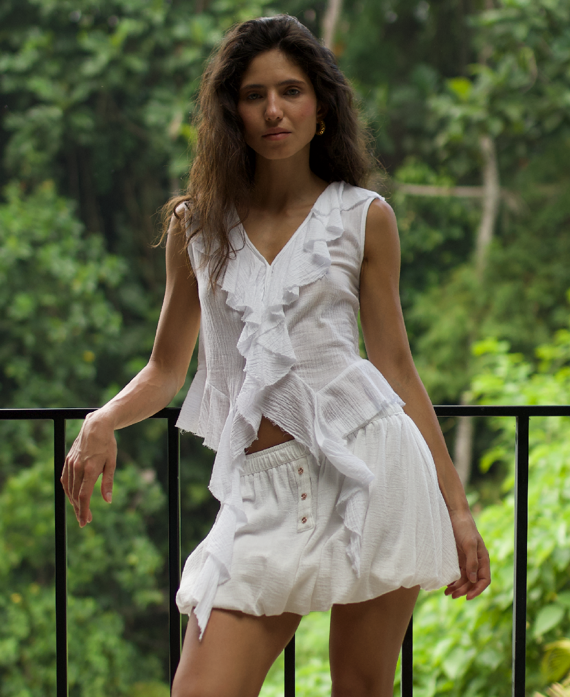 Balloon skirt organic cotton