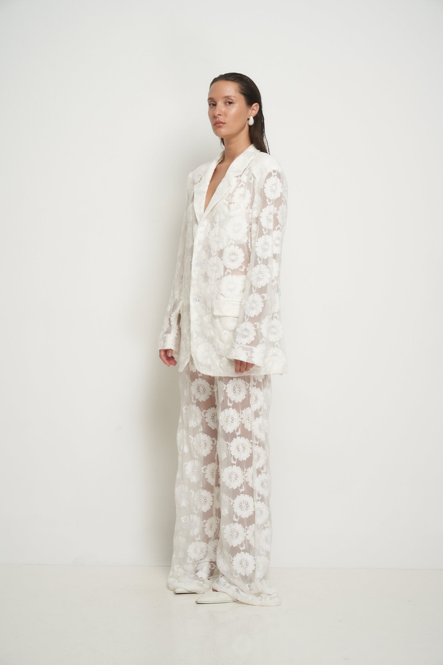 Naked pants white