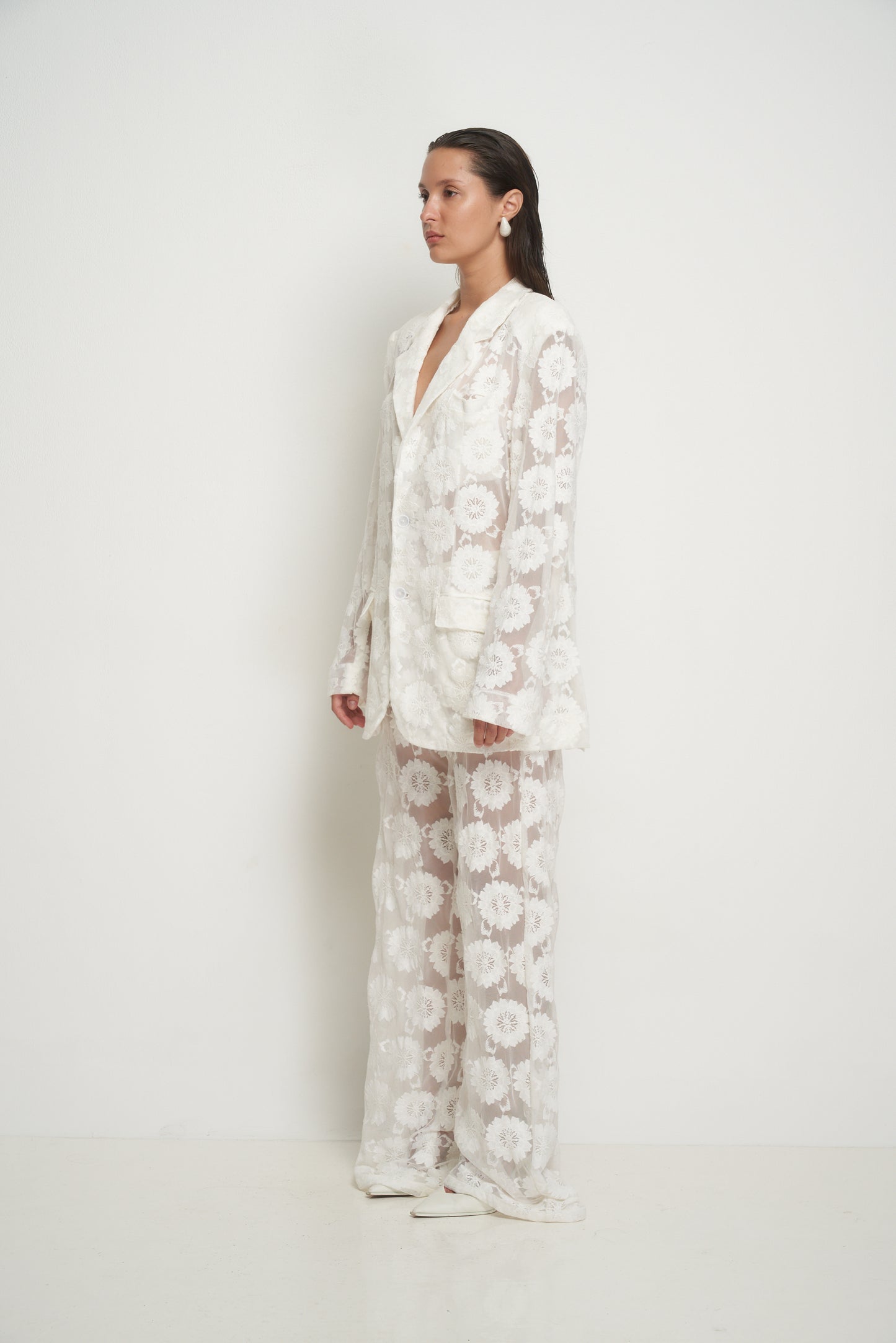 Naked pants white