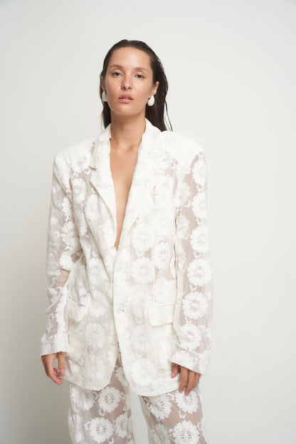 Naked jacket white