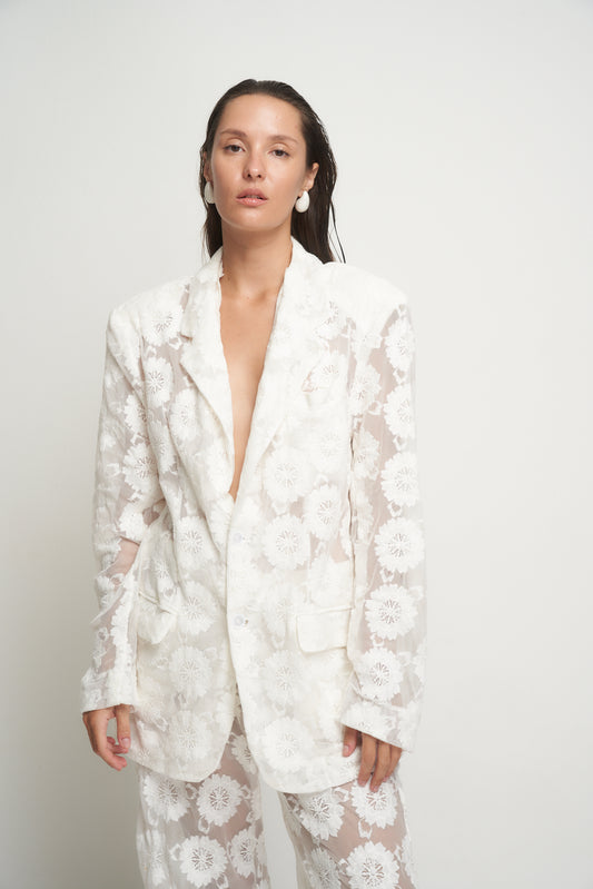 Naked jacket white