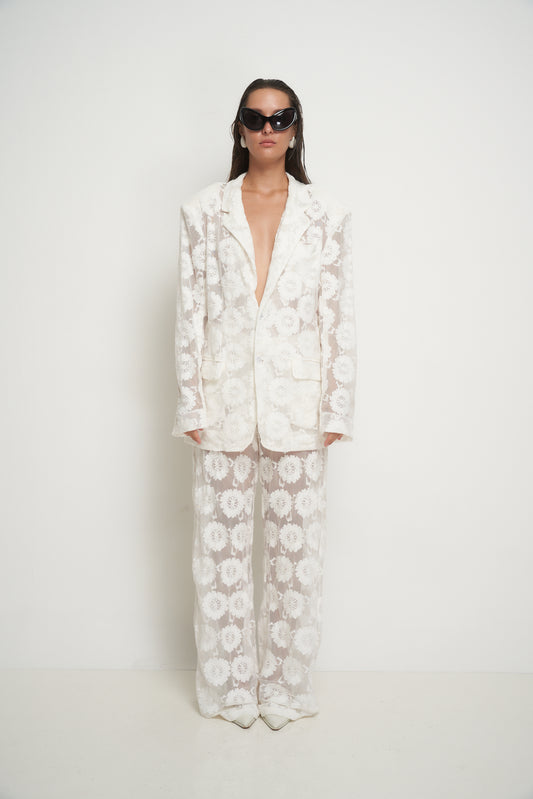 Naked pants white