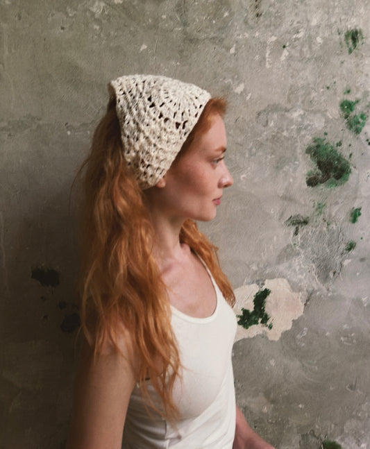 “Milo” crochet bandana