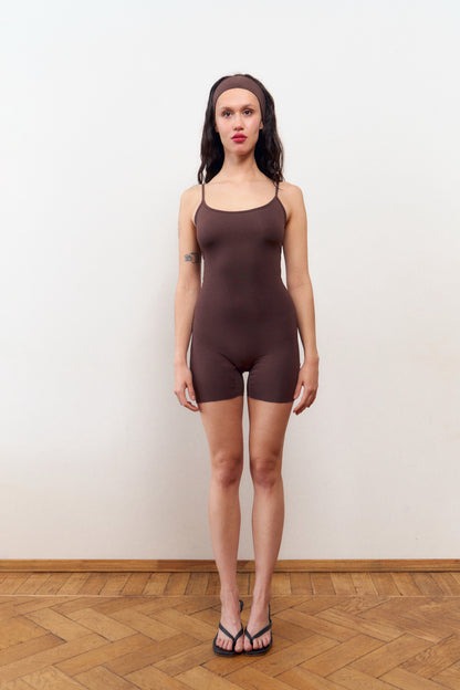 “Otto” raw edges bodysuit (chc)
