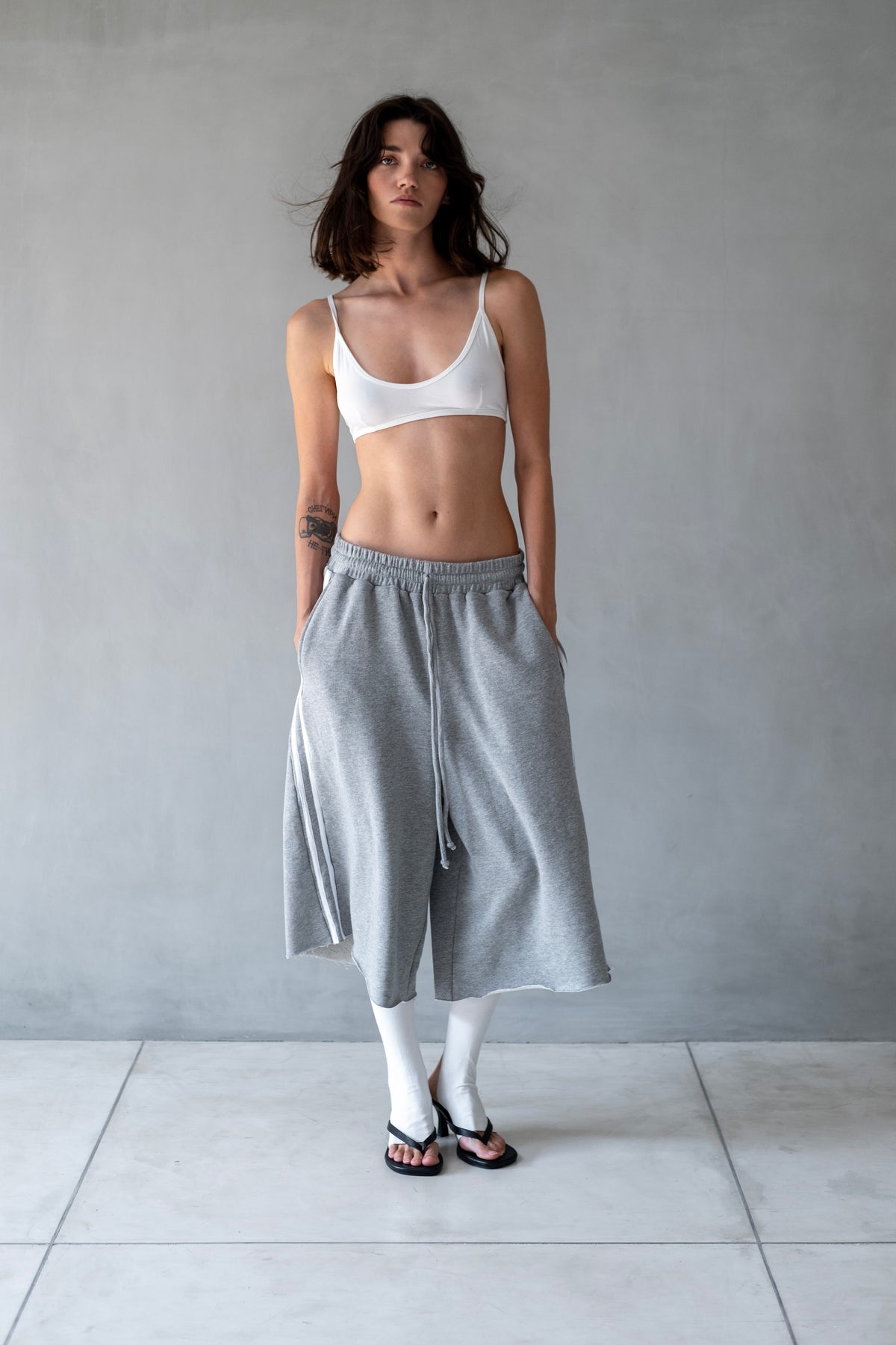 Unisex “Iro” baggy bermuda shorts