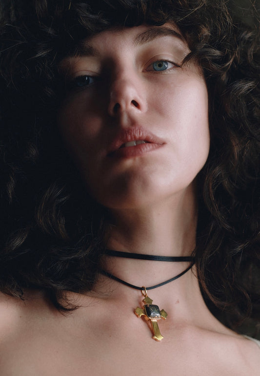 Cross on cord