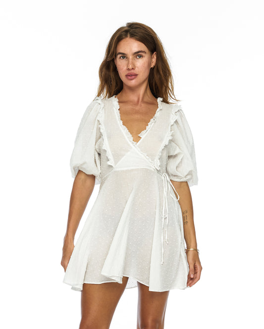 Azumi white dress / organic cotton