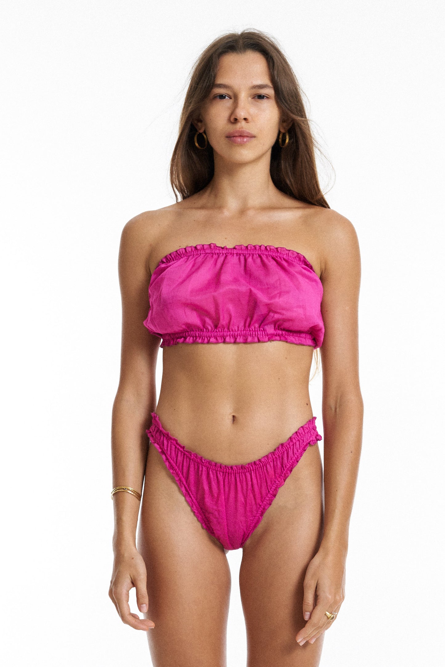 Premium organic cotton panties / Dragonfruit pink - BURO