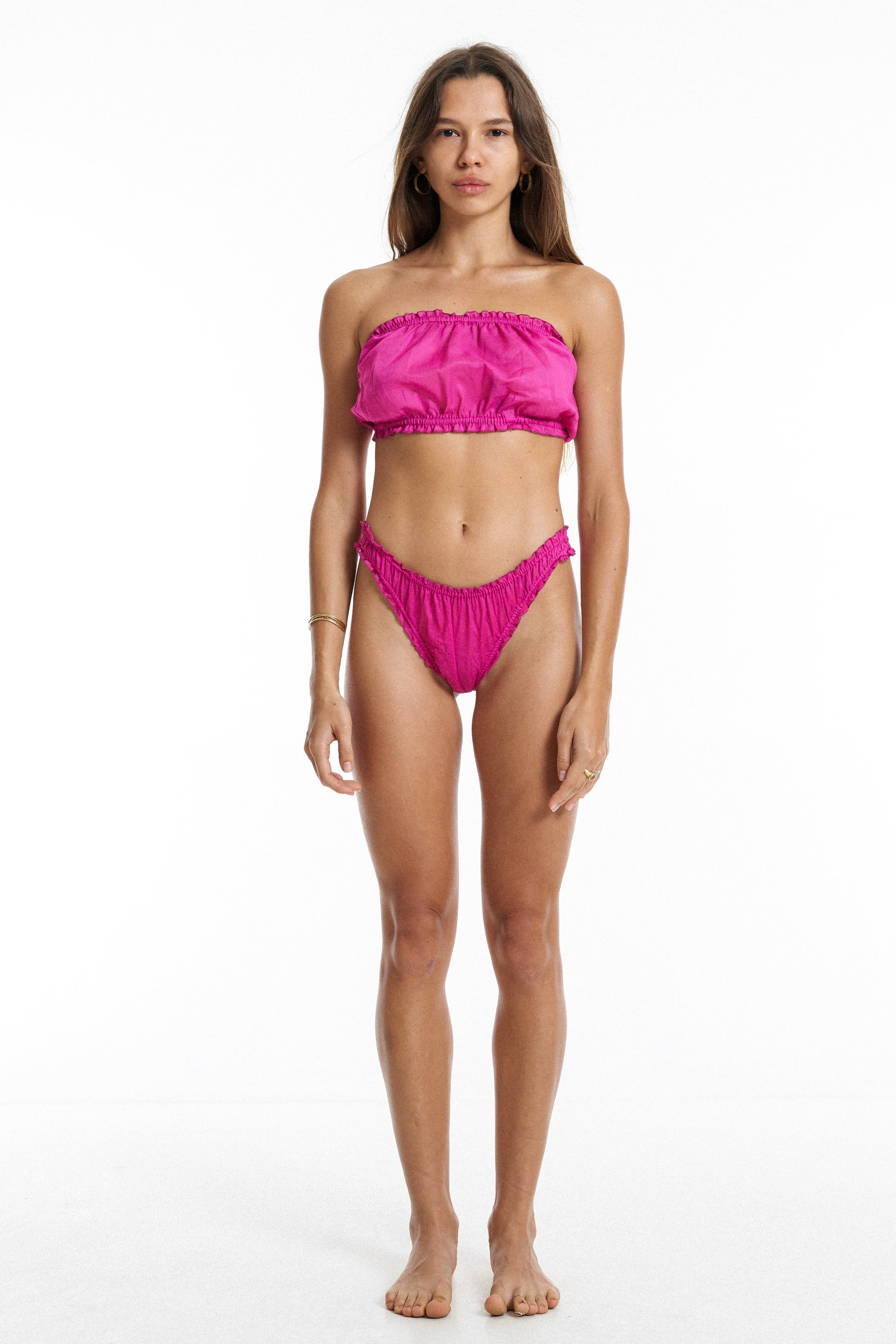 Premium organic cotton panties / Dragonfruit pink - BURO