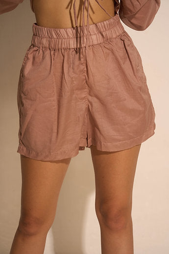 Dusty rose boxer shorts / Organic cotton