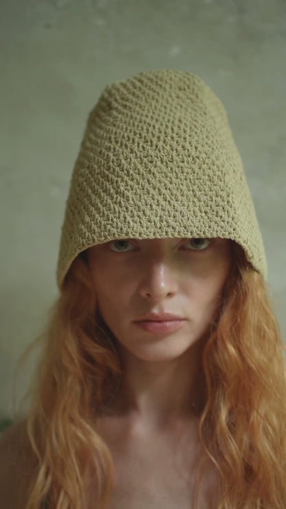 “Leah” bucket crochet hat